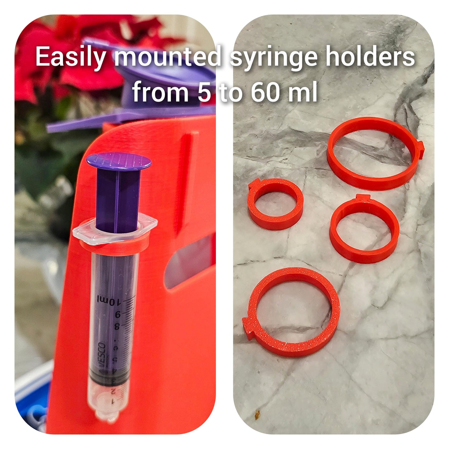 G-Tube Station™ | Feeding Pump Holder Stand with Syringe Clip | 500ml & 1000ml Bags | Compatible with Kangaroo Joey