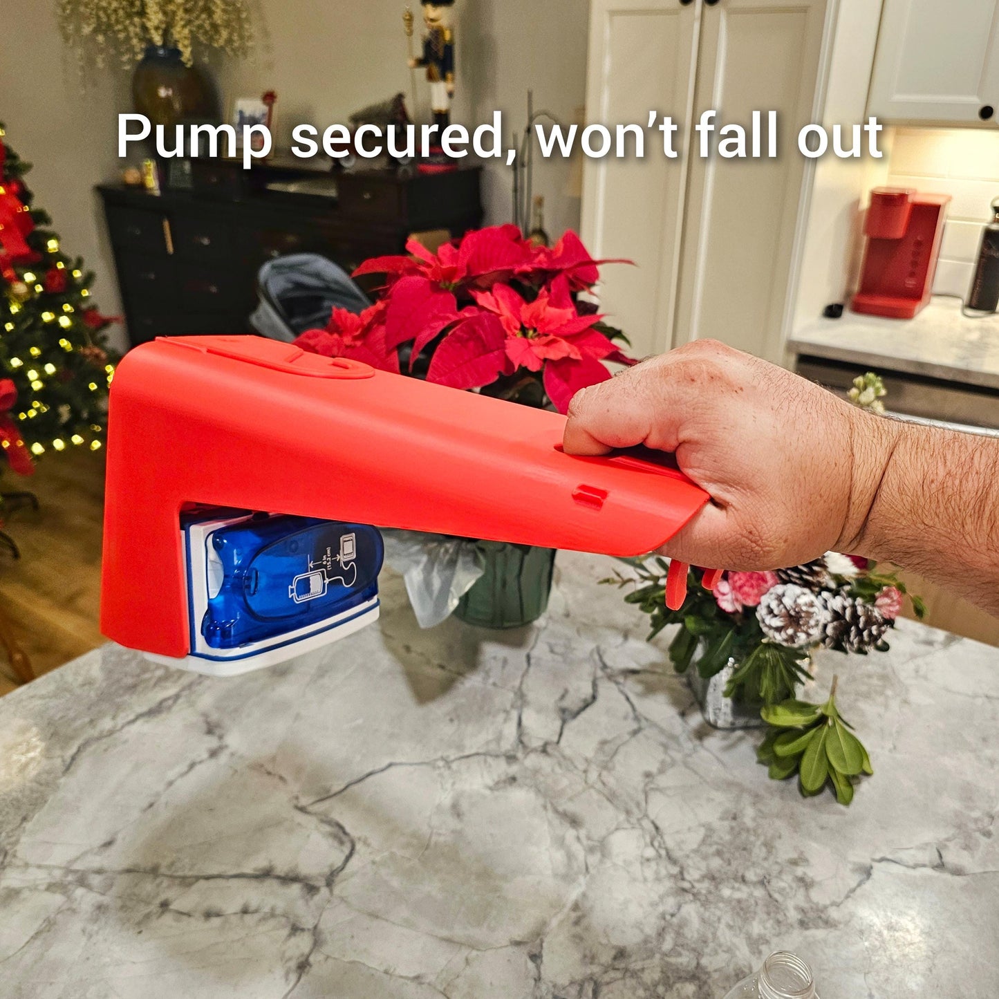 G-Tube Station™ | Feeding Pump Holder Stand with Syringe Clip | 500ml & 1000ml Bags | Compatible with Kangaroo Joey